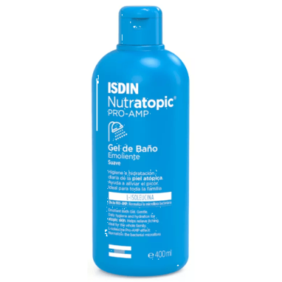 Isdin Nutratopic Pro-AMP Gel Baño Emoliente Piel Atópica 400ml