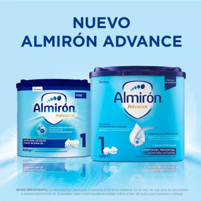 Almirón Advance 1 400g | Leche de inicio para bebés desde 0 a 6 meses