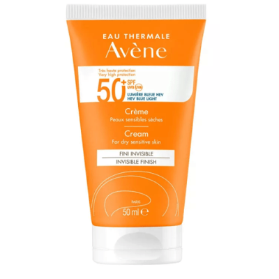 Avène Crema Solar SPF50+ 50ml para piel seca y sensible