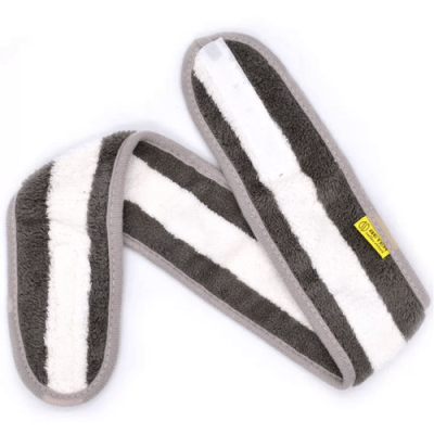 Banda para el pelo de microfibra ajustable con velcro