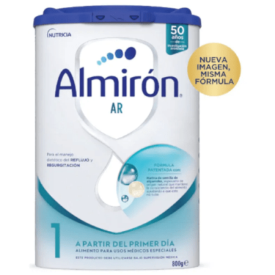 Almirón Advance AR 1 800g leche fórmula antirregurgitación bebé