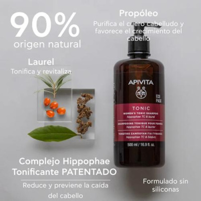 Apivita Champú Tonificante Mujer 500ml | Fortalece tu Cabello