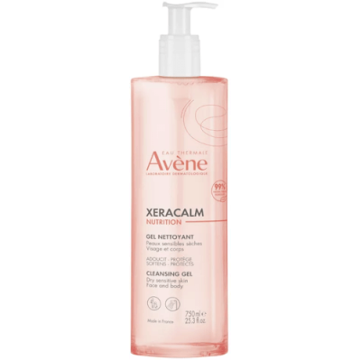 Avène Xeracalm Nutrition Gel Limpiador 750 ml para piel seca