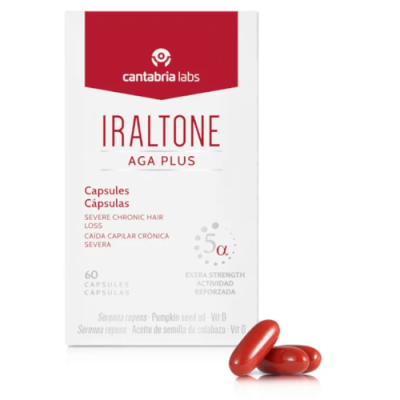 Iraltone AGA Plus 60 Cápsulas para caída capilar severa