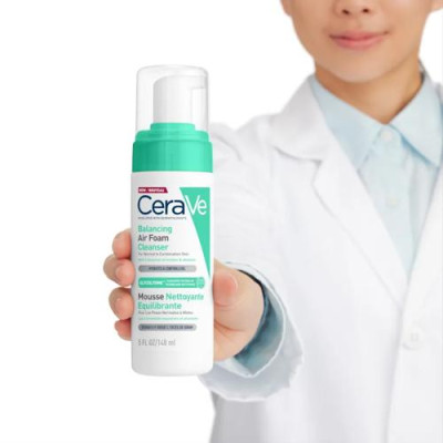 CeraVe Limpiador Air Foam Reequilibrante 148ml para piel mixta