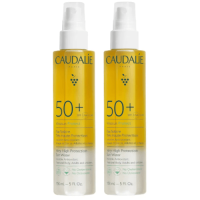 Caudalie Vinosun Agua SPF 50+ Doble Protección Solar 2x150ml