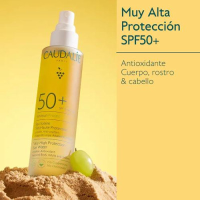 Caudalie Vinosun Agua SPF 50+ Doble Protección Solar 2x150ml