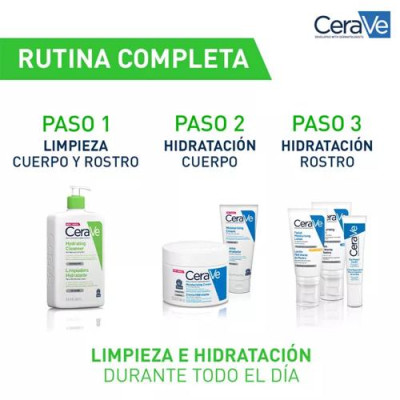 CeraVe Limpiadora Hidratante 473ml para Piel Normal o Seca