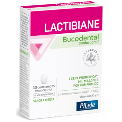 Lactibiane Bucodental Menta 30 Comprimidos para Salud Bucal