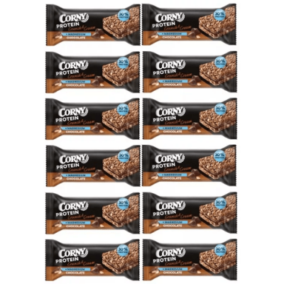 Corny Protein Barrita Chocolate con Leche 12x35g – Alta Proteína