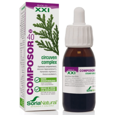 Soria Natural Composor 40 Ruscus Complex 50ml para piernas cansadas