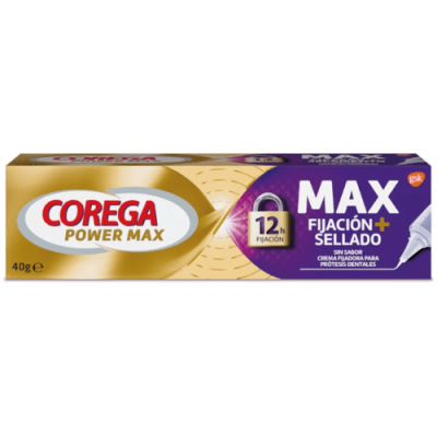 Corega Máximo Sellado 40g Crema Fijadora para Prótesis Dentales