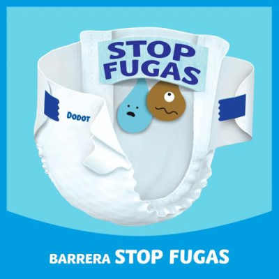 Dodot Pañales Bebé Seco T6 48uds | Protección Nocturna 100%