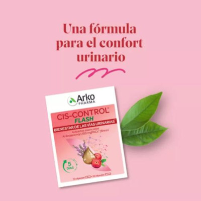 Arkopharma Cis-Control Cranberola Flash 20 cápsulas para vías urinarias