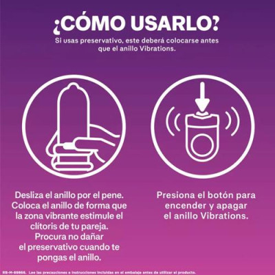 Durex Play Intense Orgasmic Anillo Vibrador para Placer en Pareja