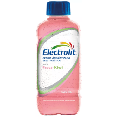 Bebida premium de electrolitos sabor fresa-kiwi para energía total