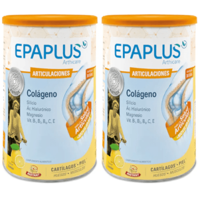 Epaplus Instant Colágeno y Silicio Limón Duplo 2x334g Articulaciones
