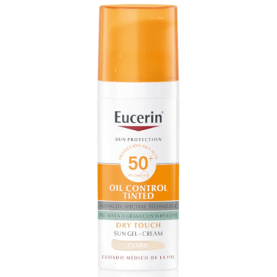 Eucerin Oil Control Gel Crema SPF50+ Tinted Light 50ml