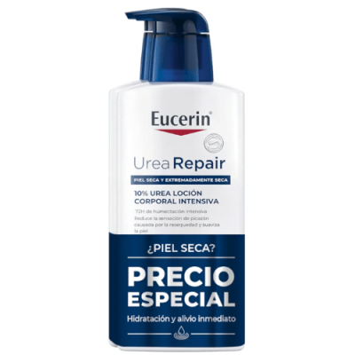 Eucerin UreaRepair Loción 10% Urea 2x400ml piel seca