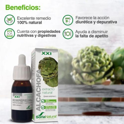 Soria Natural Extracto de Alcachofa 50ml | Efecto Hepático y Laxante