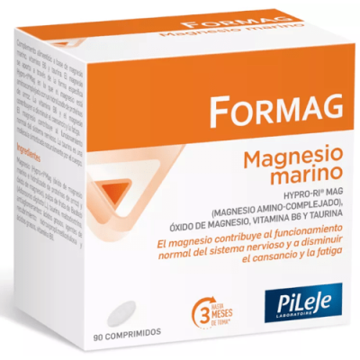 Pileje Formag Magnesio Marino 90 Comprimidos - Energía y Vitalidad