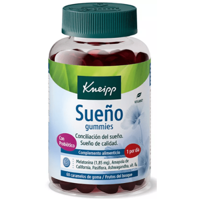Kneipp Gummies Sueño con Probiótico 60 uds | Descanso Natural