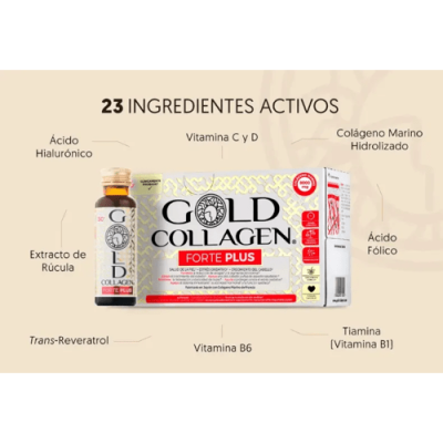 Gold Collagen Forte Plus: Belleza, energía y salud desde dentro