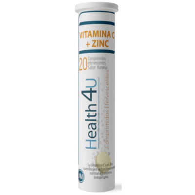 H4U Vitamina C + Zinc 20 comprimidos efervescentes para defensas