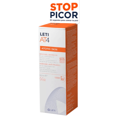 LetiAt4 Hidrogel Antipicor 50ml: Alivio para piel atópica