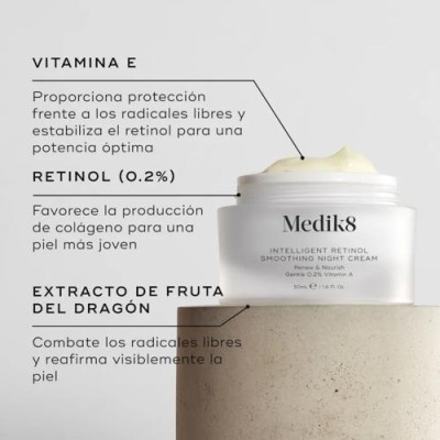 Crema de noche antiedad con retinol y fruta de dragón 50ml