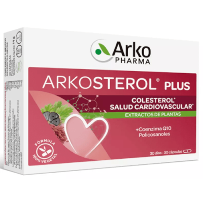 Arkosterol Plus 30 cápsulas: controla el colesterol de forma natural