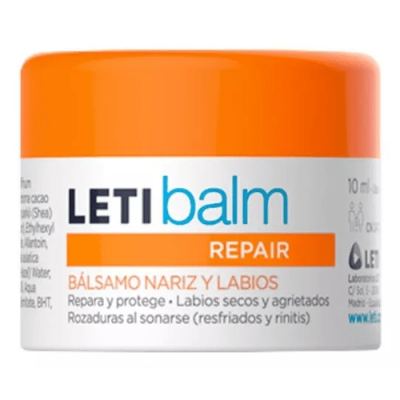 Letibalm Pediátrico 10ml: Bálsamo reparador para nariz y labios