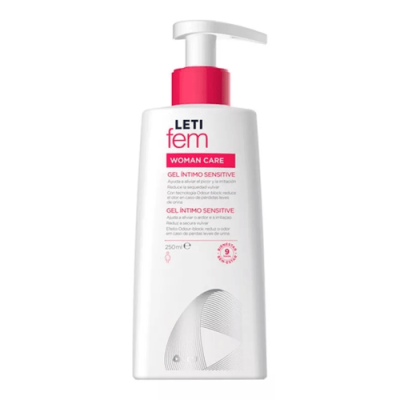 LetiFem Gel Woman Care Sensitive 250ml para higiene íntima