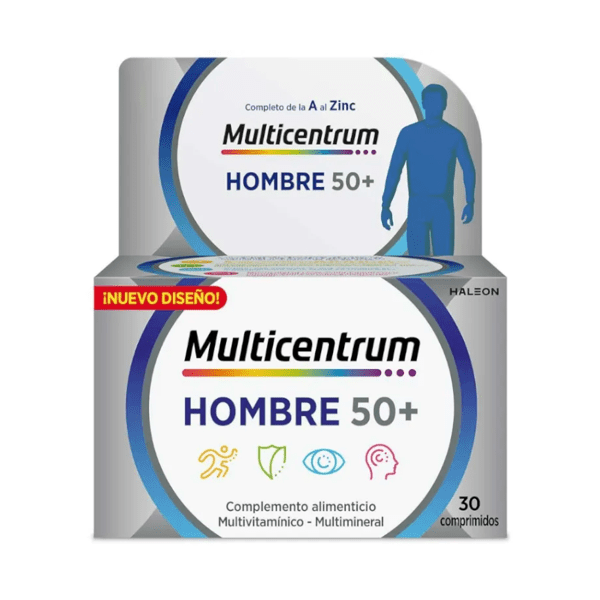 MULTICENTRUM HOMBRE 50+ 30 COM