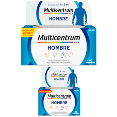 Multicentrum Hombre 90+30 Comprimidos: Vitaminas y Minerales