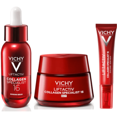 Vichy Liftactiv Collagen Specialist Pack: Crema, Sérum y Contorno Ojos