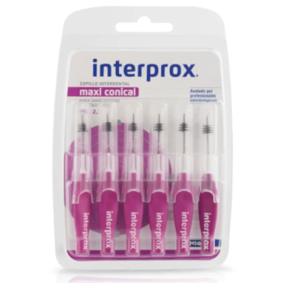 Cepillo Interprox Maxi 6u para espacios interdentales 2,2 mm