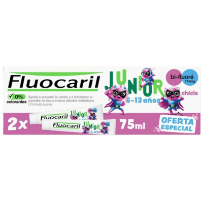Fluocaril Junior Sabor Chicle 145mg | Protección Dental Niños