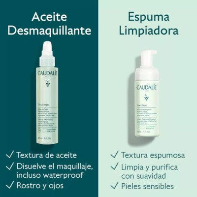 Caudalie Vinoclean Espuma Limpiadora 150ml purifica tu piel