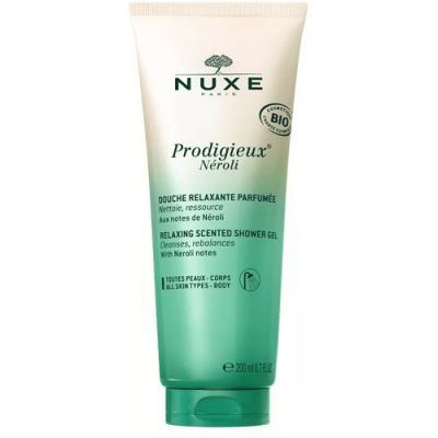 Nuxe Prodigieux Néroli Gel de Ducha 200ml, limpieza natural