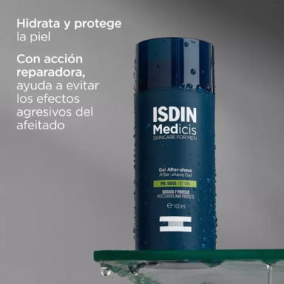 Isdin Medicis Gel After Shave 100ml para piel grasa hombre