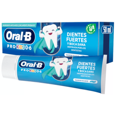 Pasta Dental Oral-B Pro Kids 50ml para niños de 0 a 6 años