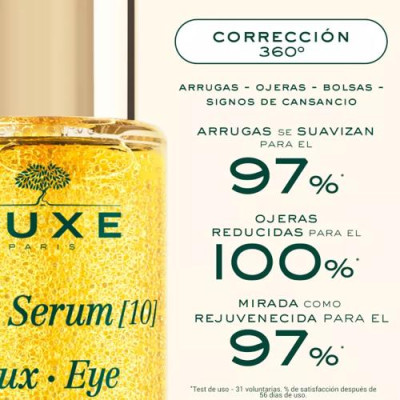 Nuxe Super Serum 10 Ojos 15 ml, antiedad para bolsas y ojeras