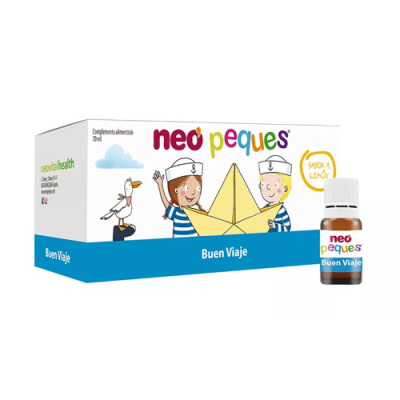 Neo Peques Buen Viaje Limón 7 viales – Jarabe infantil anti mareo