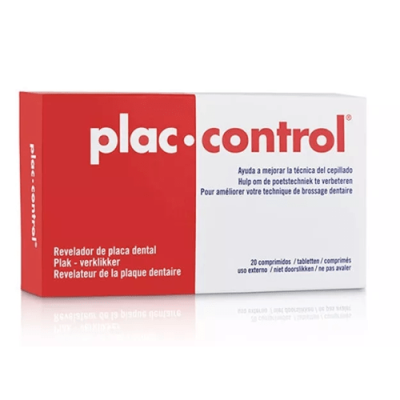 Plac-Control 20 Comprimidos: Revelador de Placa Dental Efectivo