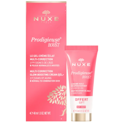 Nuxe Prodigieuse Boost Gel-Crema 40ml + Bálsamo Noche Gratis