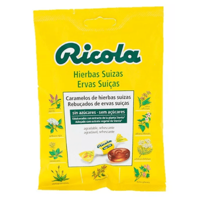 Caramelos de hierbas suizas sin azúcar, 13 hierbas y aceites