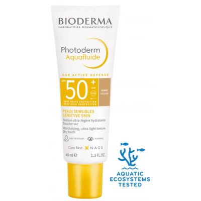 Bioderma Photoderm Aquafluido SPF50+ Color Dorado 40ml