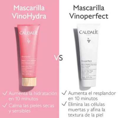 Caudalie VinoHydra Mascarilla-Crema Hidratante 2x75ml piel seca