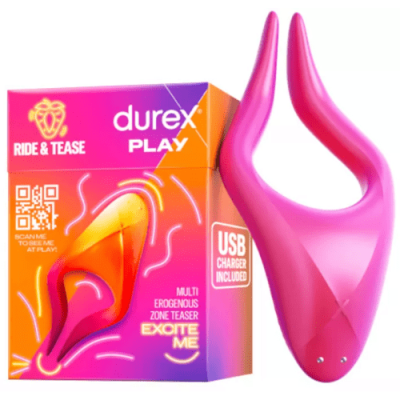 Durex Ride & Tease Vibrador Multi Estimulador Hombre y Mujer